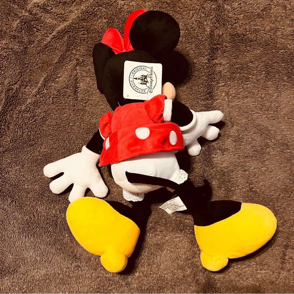 Disney Mickey Mouse Plush Toy Red and Black Stuffed Animal